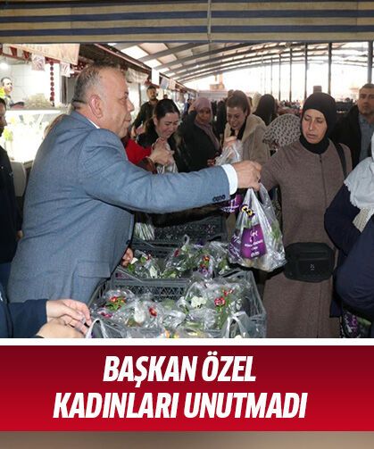 Bozdoğan Belediye Başkanı Özel kadınları unutmadı