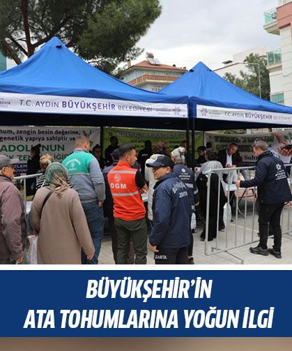 Büyükşehir’in ata tohumlarına yoğun ilgi