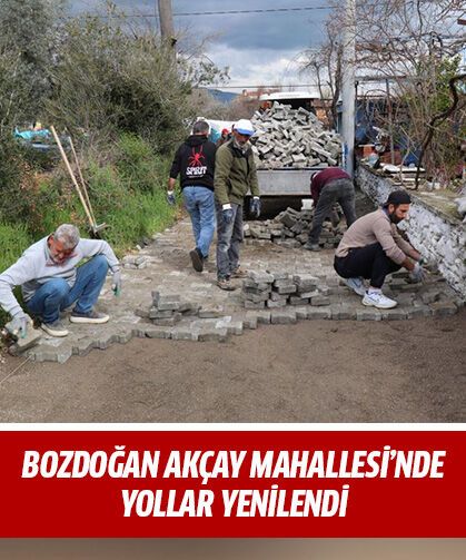 Bozdoğan Akçay Mahallesi’nde yollar yenilendi