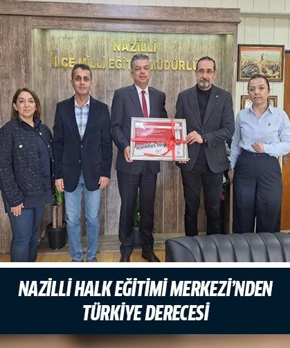 Nazilli Halk Eğitimi Merkezi’nden Türkiye derecesi