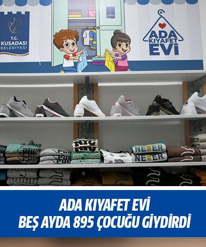 Ada Kıyafet Evi, beş ayda 895 çocuğu giydirdi