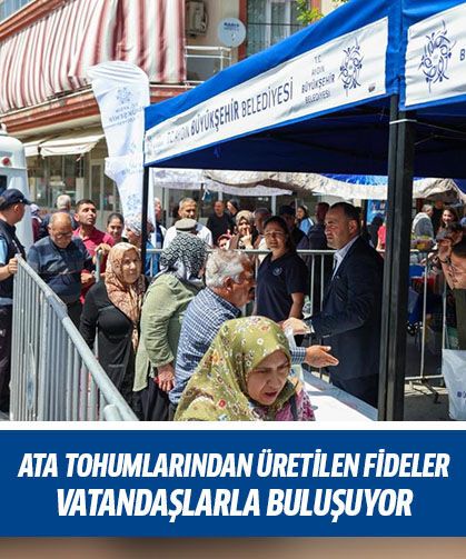 Ata tohumlarından üretilen fideler vatandaşlarla buluşuyor