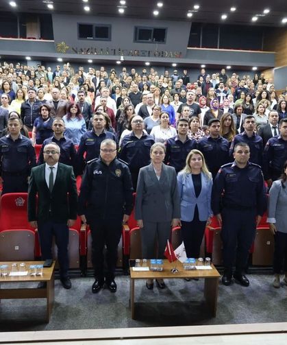 Nazilli'de öğretmenlere okul güvenliği eğitimi verildi