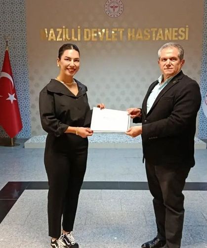 Nazilli'de acil bakım hemşireleri sertifikalarını aldı