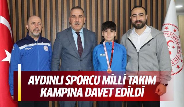 Aydınlı sporcu milli takım kampına davet edildi