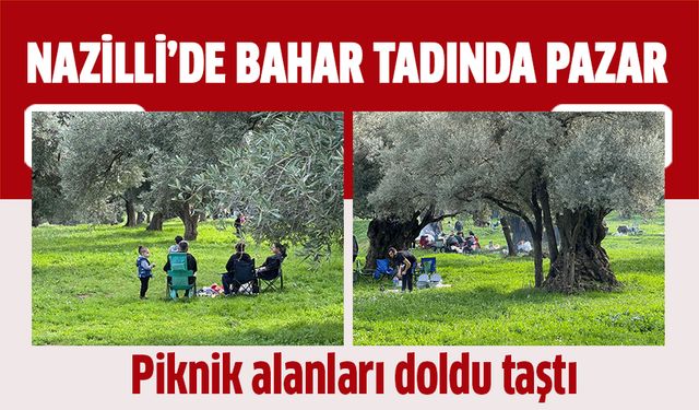 Nazilli’de bahar tadında pazar