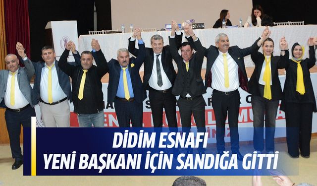 Didim esnafı yeni başkanı için sandığa gitti