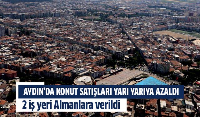 Aydın’da konut satışları azaldı!