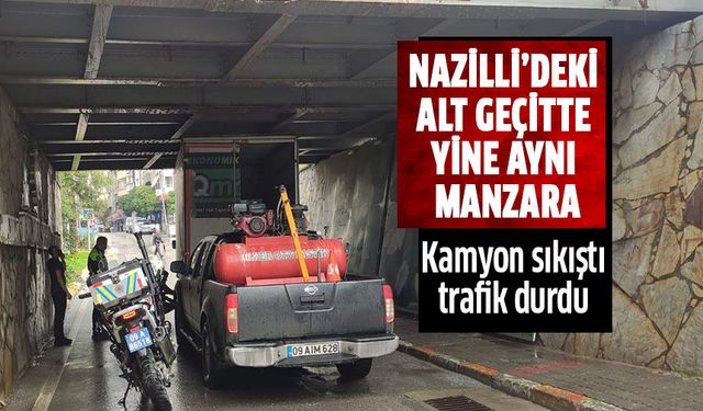 Nazilli’de alt geçitte yine aynı manzara!