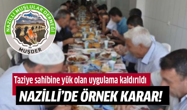 Taziye sahibine yük olan uygulama kaldırıldı