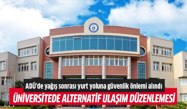 Üniversitede alternatif ulaşım düzenlemesi