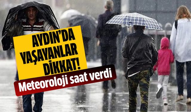 Meteoroloji saat vererek uyardı!