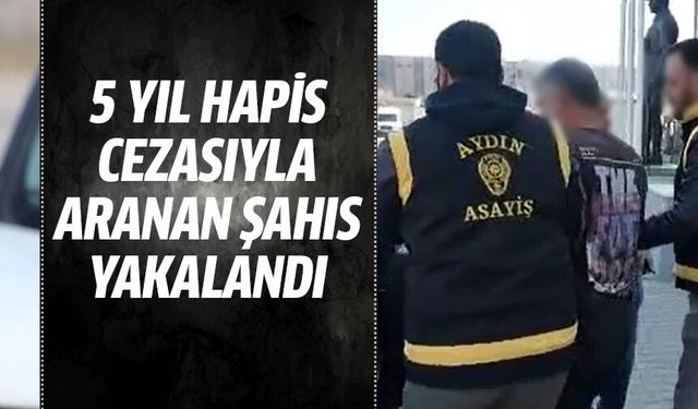 Hakkında 5 yıl 20 gün hapis cezası bulunan şahıs yakayı ele verdi