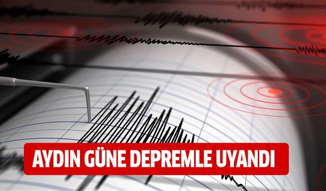 Aydın gübe depremle uyandı!