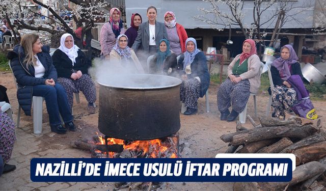 Nazilli’de imece usulü iftar programı
