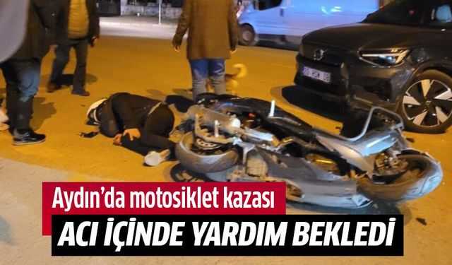 Aydın'da motosiklet kazası!