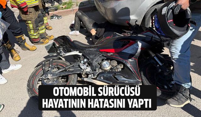 Sürücünün yaptığı hata ölümle sonuçlanıyordu!