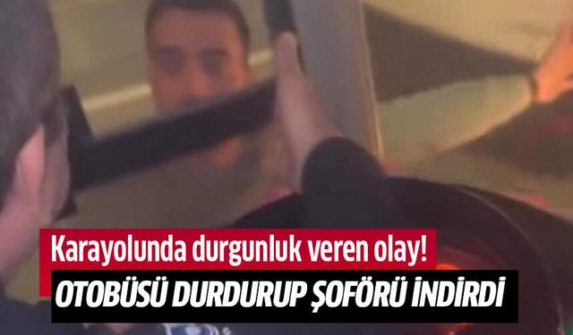 Karayolunda durgunluk veren olay!