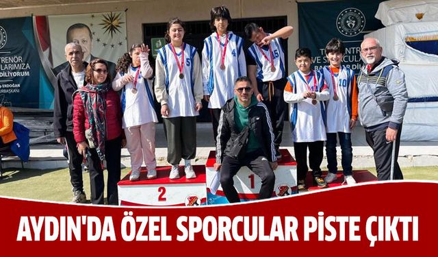 Aydın'da özel sporcular piste çıktı