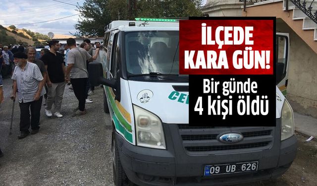 İlçede kara gün!