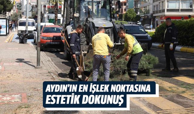 Aydın’ın en işlek noktasına estetik dokunuş