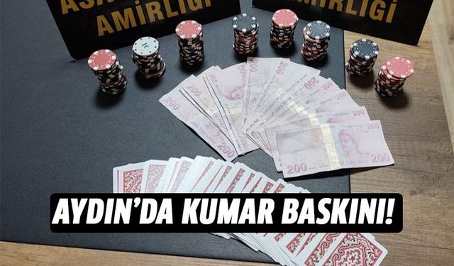 Aydın'da 4 işletmeye kumar baskını!