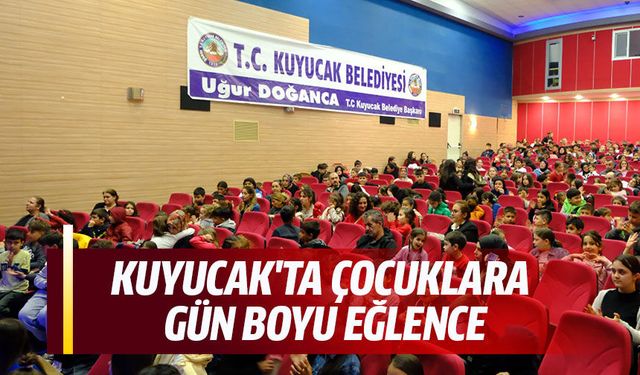Kuyucak'ta çocuklara gün boyu eğlence!