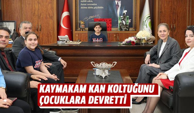 Nazilli’de minik kaymakamlar görev başında