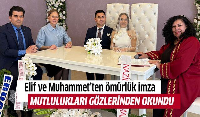 Elif ve Muhammet’ten ömürlük imza
