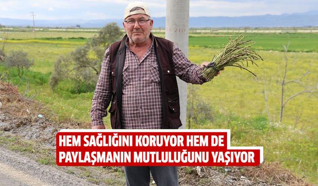 Hem sağlığını koruyor, hem de paylaşmanın mutluluğunu yaşıyor