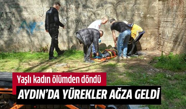 Yaşlı kadın ölümden döndü!