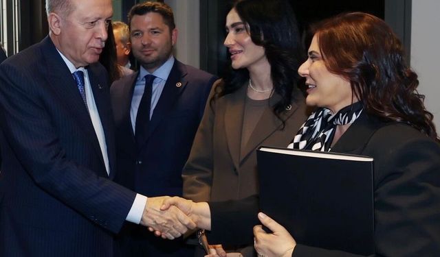 Çerçioğlu projelerini Cumhurbaşkanı Erdoğan’a sundu