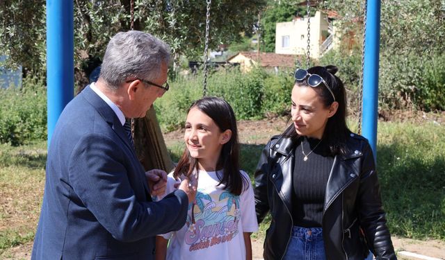 Başkan Tetik, 11 yaşındaki Simay’ın talebine kayıtsız kalmadı