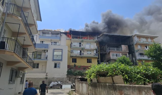 Aydın’da ev yangını