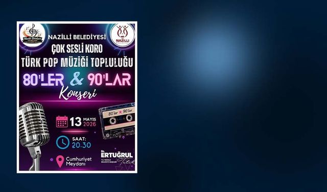 Nazilli Cumhuriyet Meydanı müzik dolu geceye hazırlanıyor