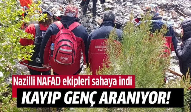 Nazilli NAFAD ekipleri sahaya indi!