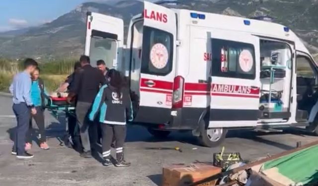 Trafik kazasında 1 yaralı