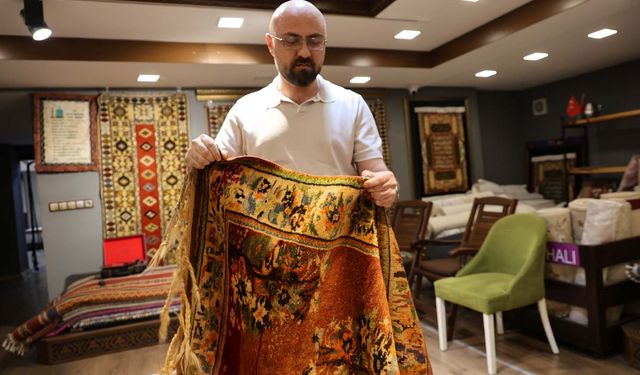 O kadar kıymetli ki, yere serilmiyor