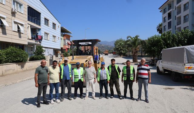 Başkan Tetik 41 noktadaki yol çalışmalarını yerinde inceledi