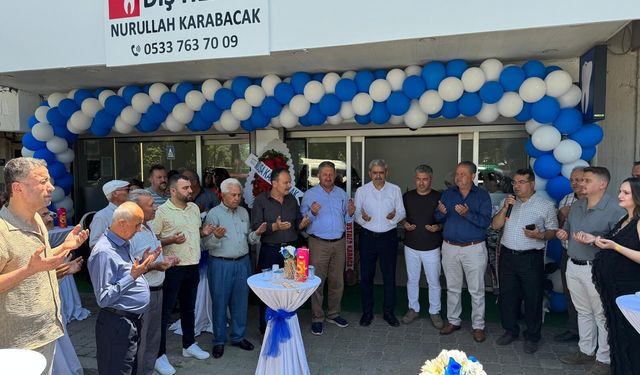 Nazilli’de Diş Hekimi Nurullah Karabacak kliniğini açtı