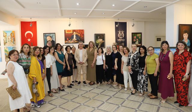 Nazilli’de sanat rüzgarı: Yağlı boya resim sergisi kapılarını açtı