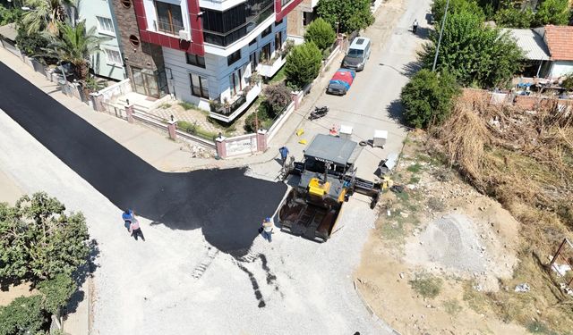 Nazilli Aydoğdu Mahallesi'nde sıcak asfalt yatırımı