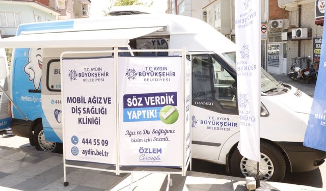 Başkan Çerçioğlu Ağız ve Diş Sağlığı Hizmetlerini Aydın'ın dört bir yanında vatandaşlarla buluşturmaya devam ediyor