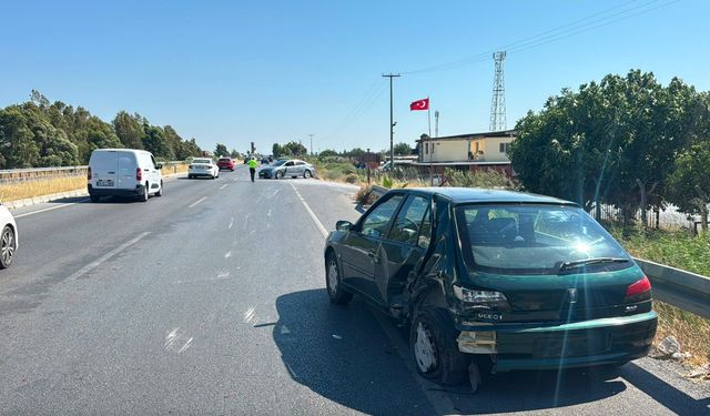 Trafik kazasında 1 kişi yaralandı
