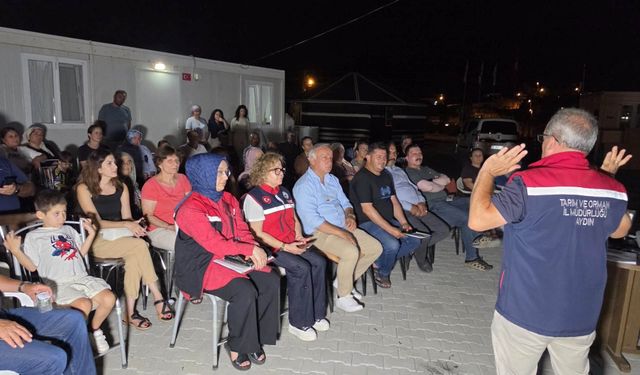 Nazilli'de incir üreticilerine İncir Tebliği anlatıldı