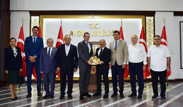 Nazilli Ticaret Borsası’ndan Vali Varol’a ziyaret