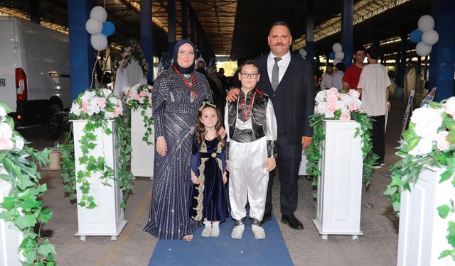 Nazilli’de görkemli sünnet düğünü.. Yarangünü ailesinin mutlu günü