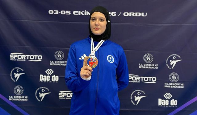 Aydın Büyükşehir Belediyespor sporcusu Köseoğlu Türkiye şampiyonu oldu