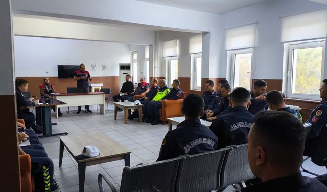 Köşk’te taklit ve tağşiş ürünlerle mücadele için jandarmaya eğitim
