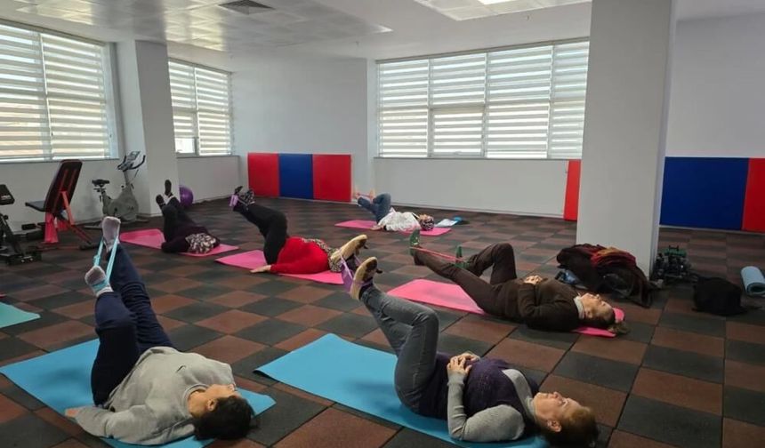 Nazilli'de kadınlar güne sporla başlıyor